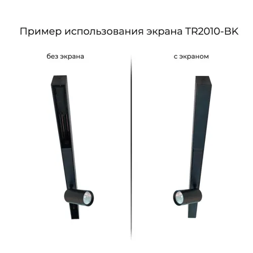 Экран для шинопровода Denkirs TR2010-BK  фото 2