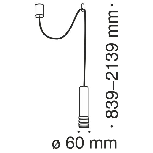 Подвесной светильник Technical P025PL-01W  фото 3