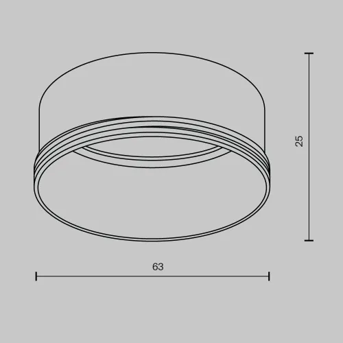 Комплектующие для светильника Technical RingL-20-W  фото 3